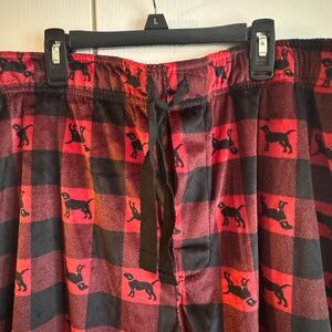 New Men’s Red and Black Pajama Pants